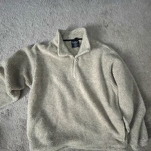 Vintage lands end 3/4 sweatshirt